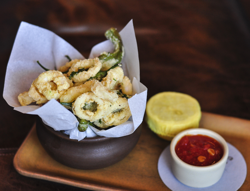 Buttermilk Calamari & Shishito Peppers