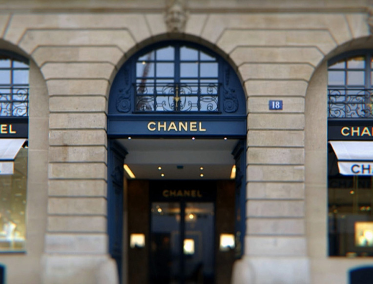 The Chanel store in Paris, off the Champs Elysees. Gorgeous store.