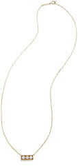 grace lee RECTANGLE PEARL NECKLACE