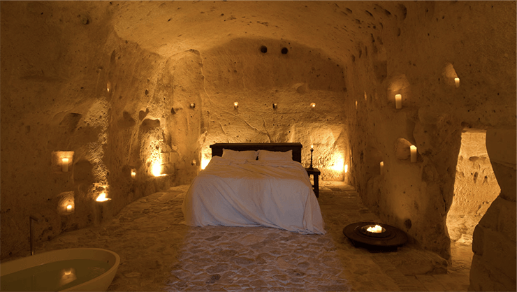 Sextantio Le Grotte della Civita hotel, Matera, Italy