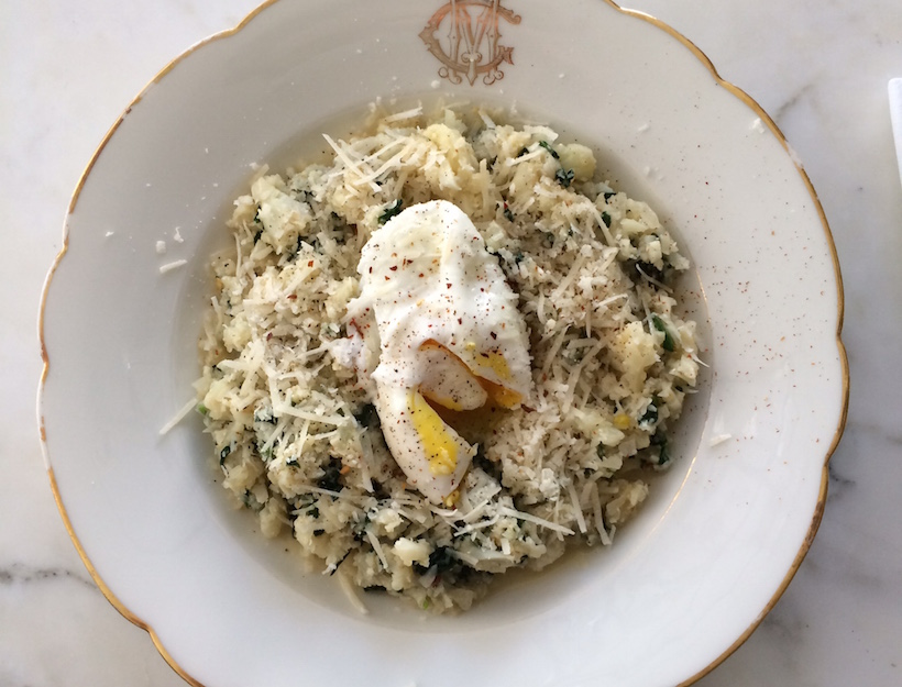 Cauliflower and Spinach “Risotto”