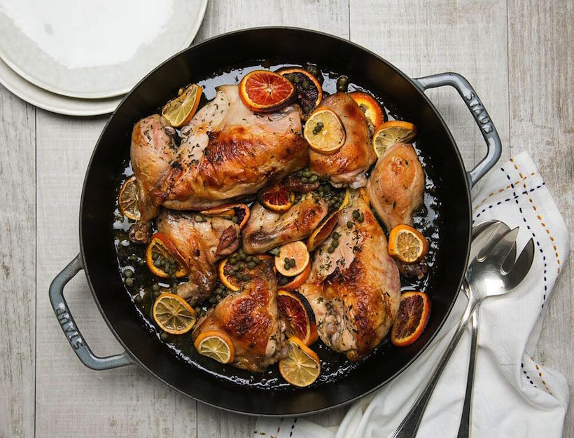 Chicken with Herbs, Citrus & Capers