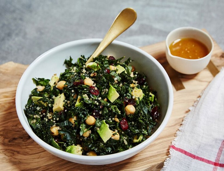 Crunchy Kale Salad with Blood Orange Vinaigrette Recipe goop