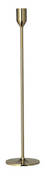 Tall Solid Brass Candle Holder