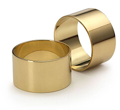 Solid Brass Napkin Rings