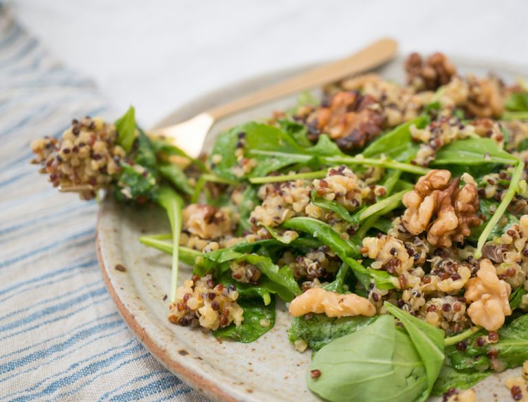 Honeyed Jalapeño Lime Quinoa Arugula Salad Recipe goop