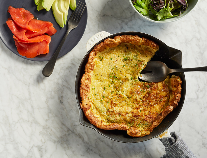 Chive and Parmesan Dutch Baby
