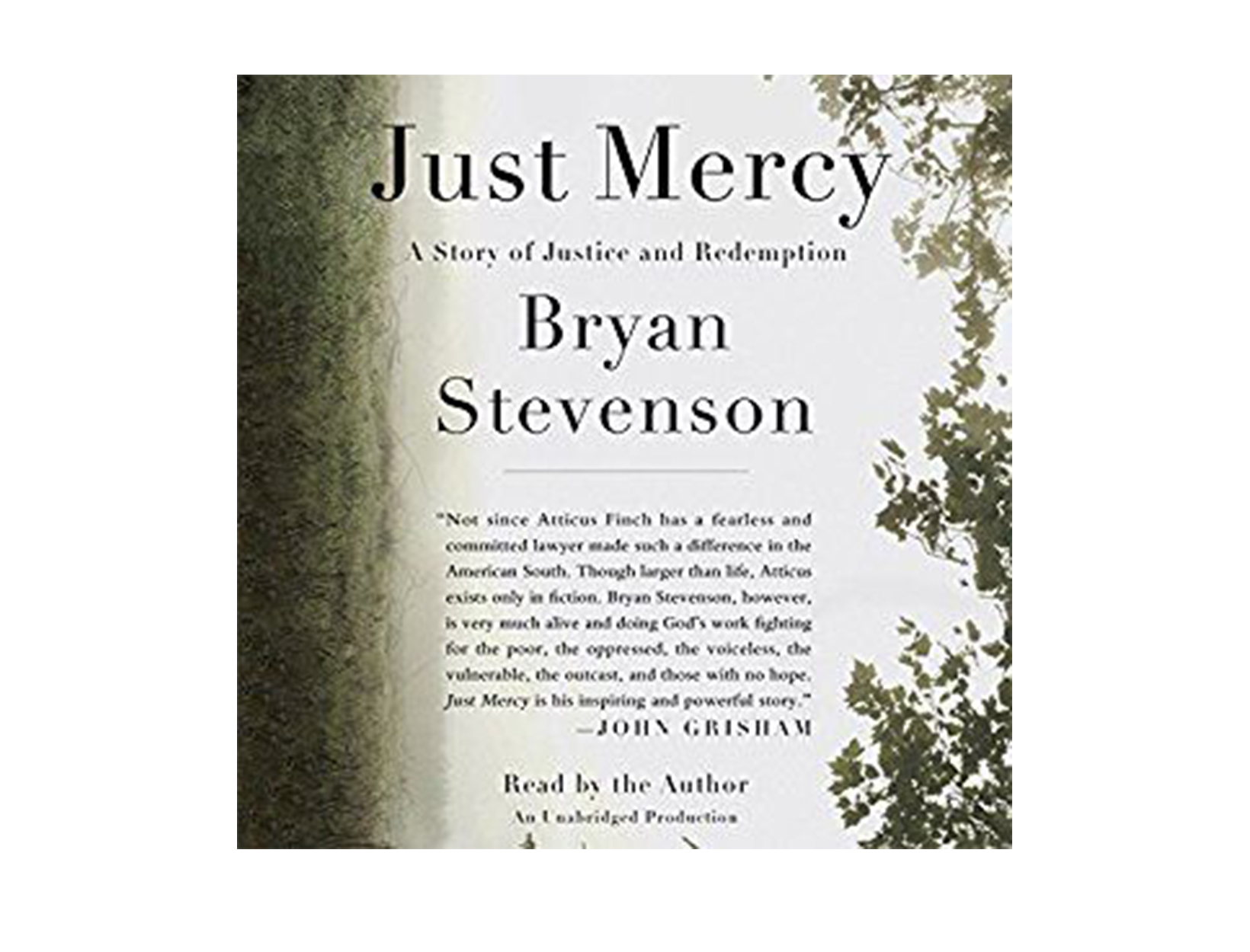 Just Mercy, written & read by Bryan Stevenson