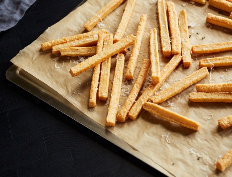 Parmesan and Thyme Cheese Straws Recipe goop