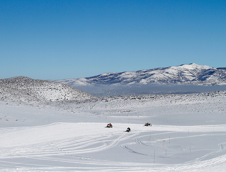 Snowmobiling at the Deer Valley Resort goop