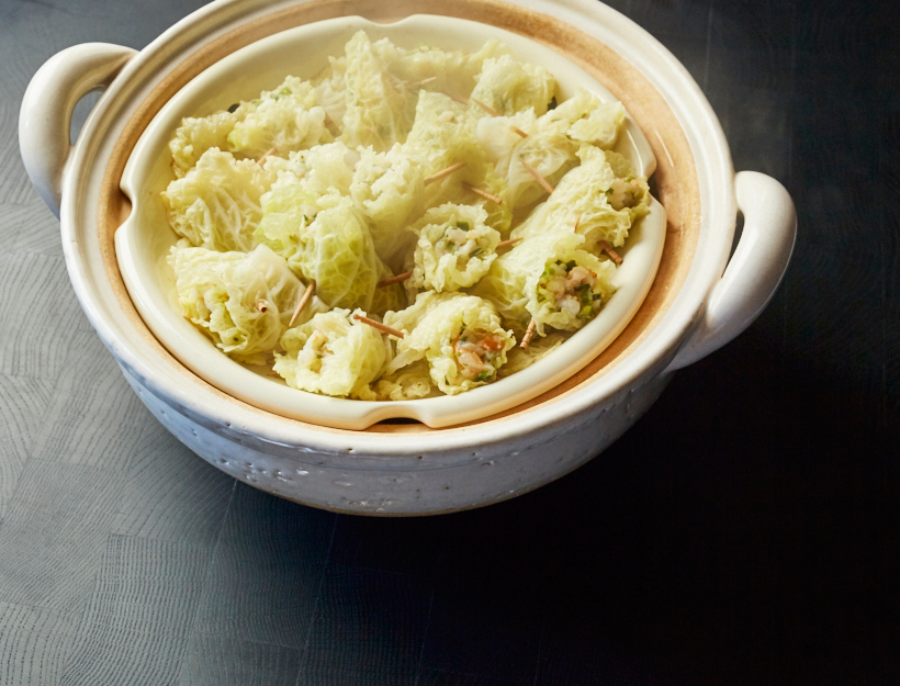 Cabbage-Wrapped Shrimp Shumai