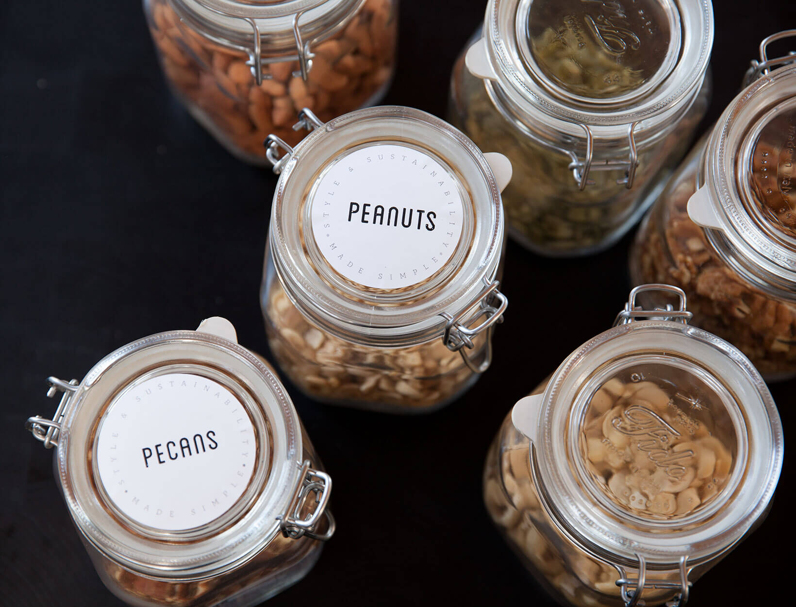 Mason Jar Home Organisation