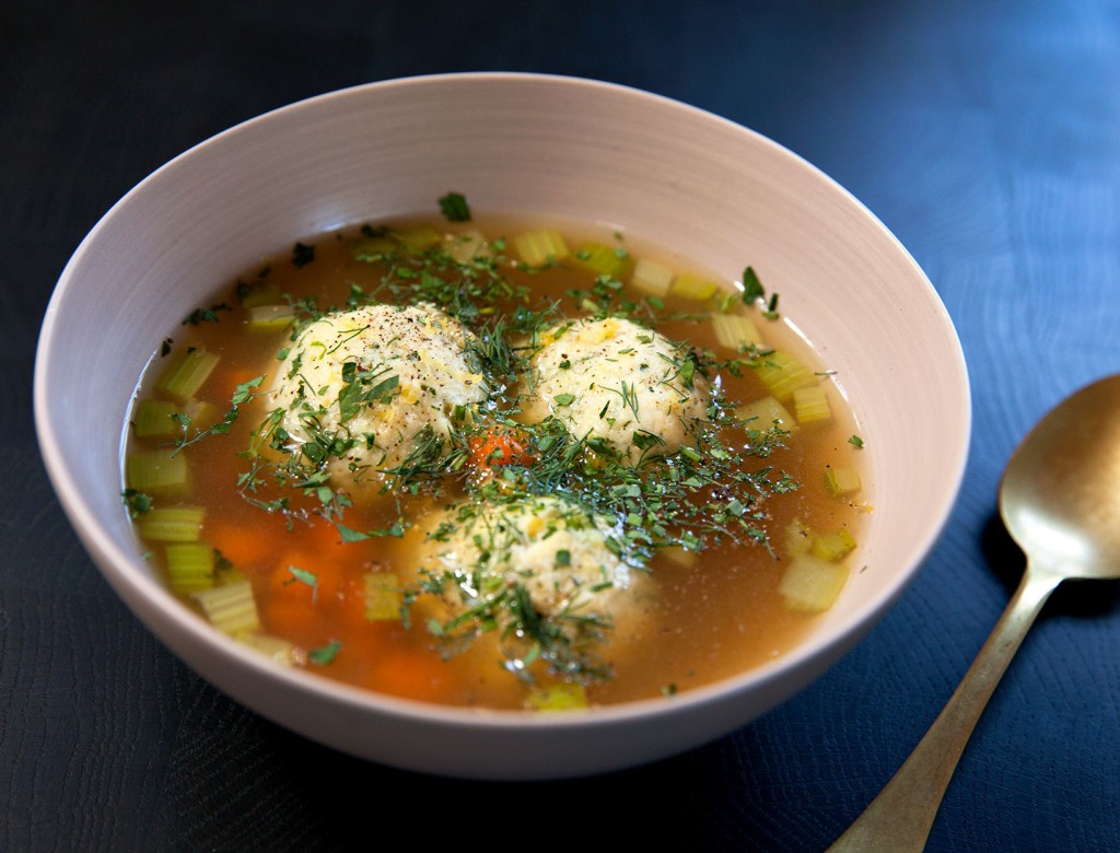 gluten free matzo ball soup is delicious and easy to make