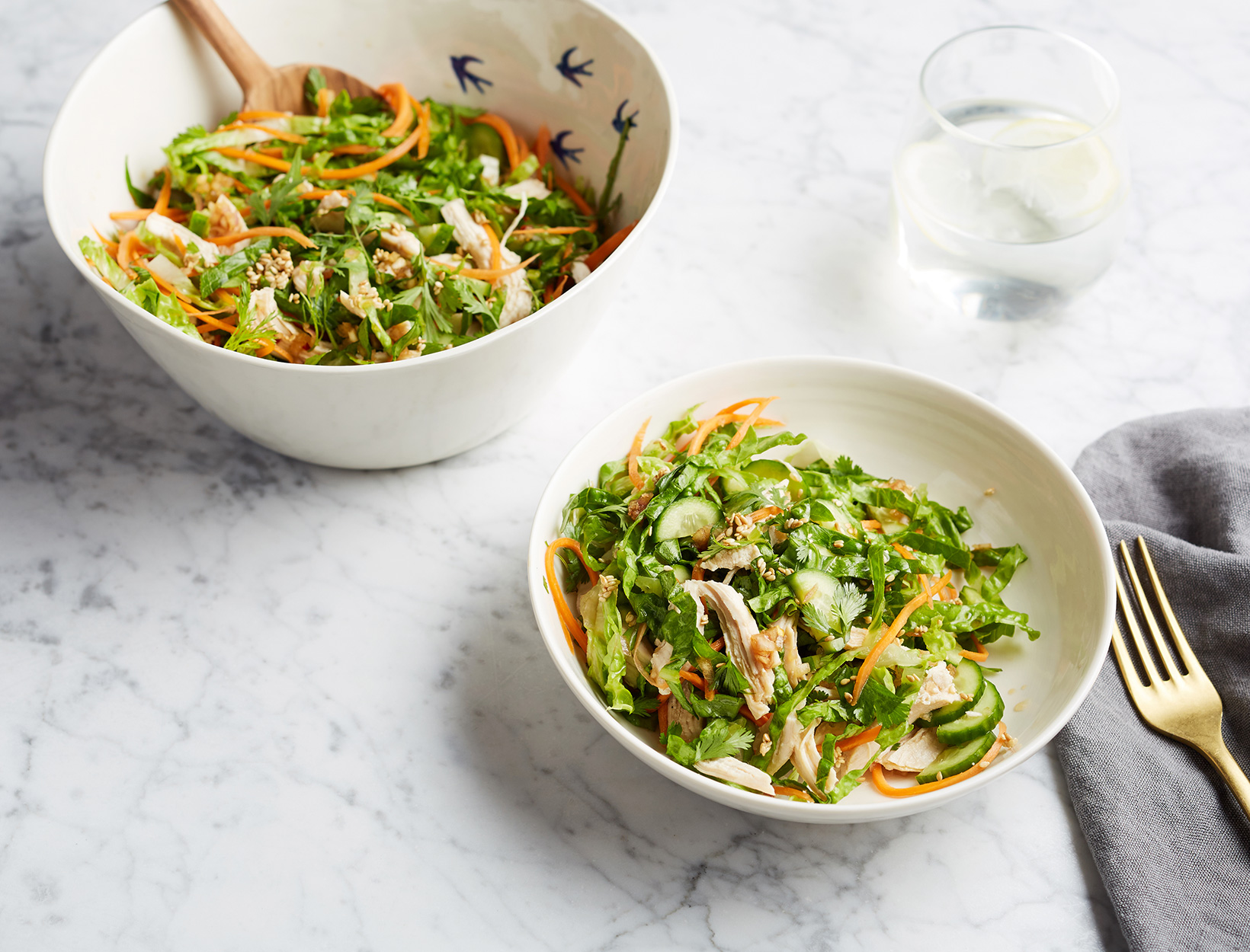 15 minute Hawaiian Chicken Salad Bowl - Simple Roots