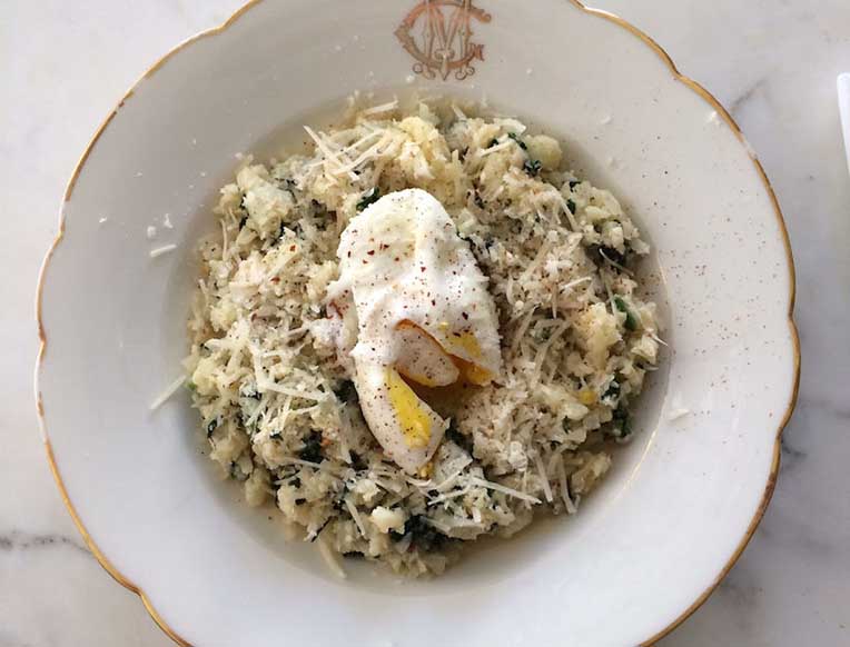 Cauliflower and Spinach “Risotto”