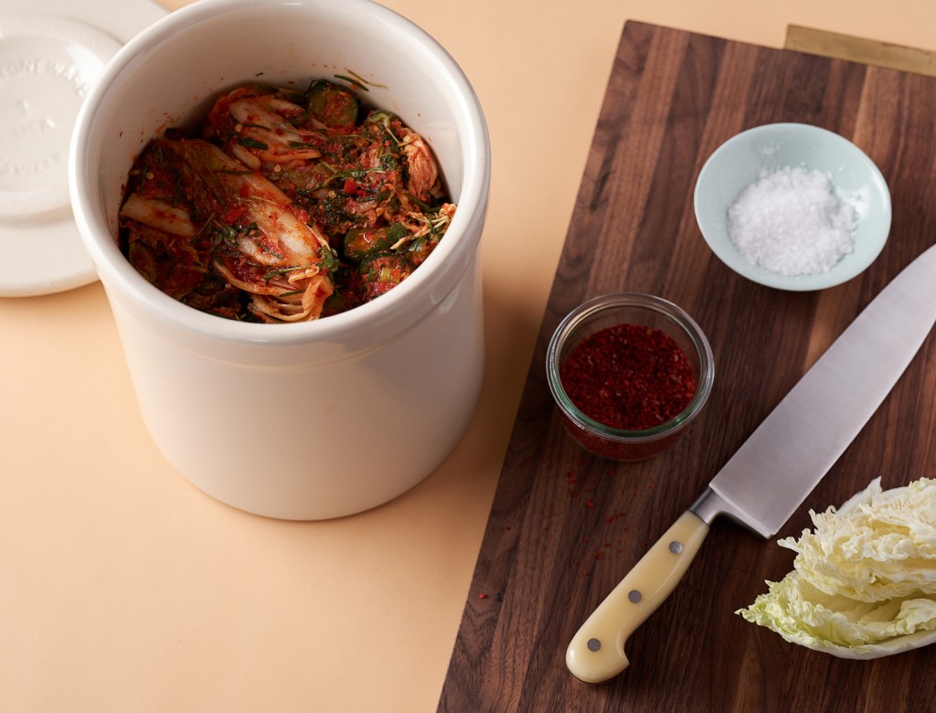 Napa Cabbage and Cucumber Kimchi