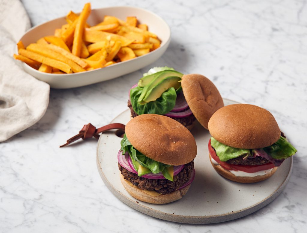 Black Bean Chipotle Burgers