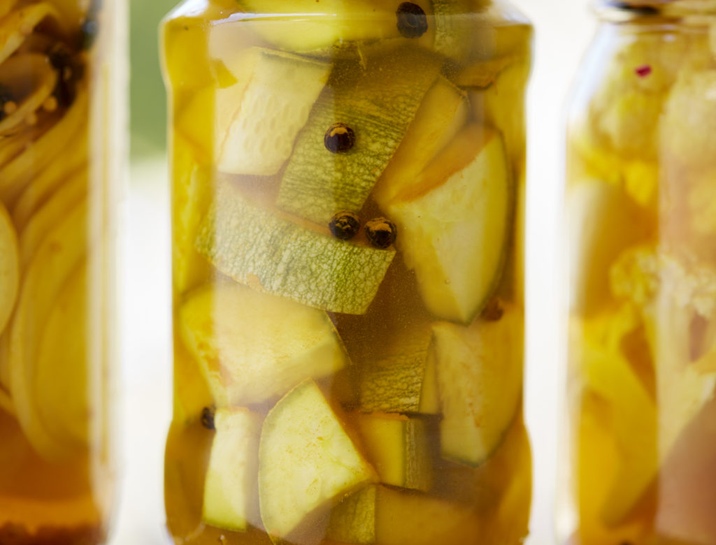 Bread-and-Butter-Style Pickles with Turmeric