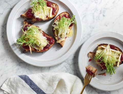 Cranberry Tartines