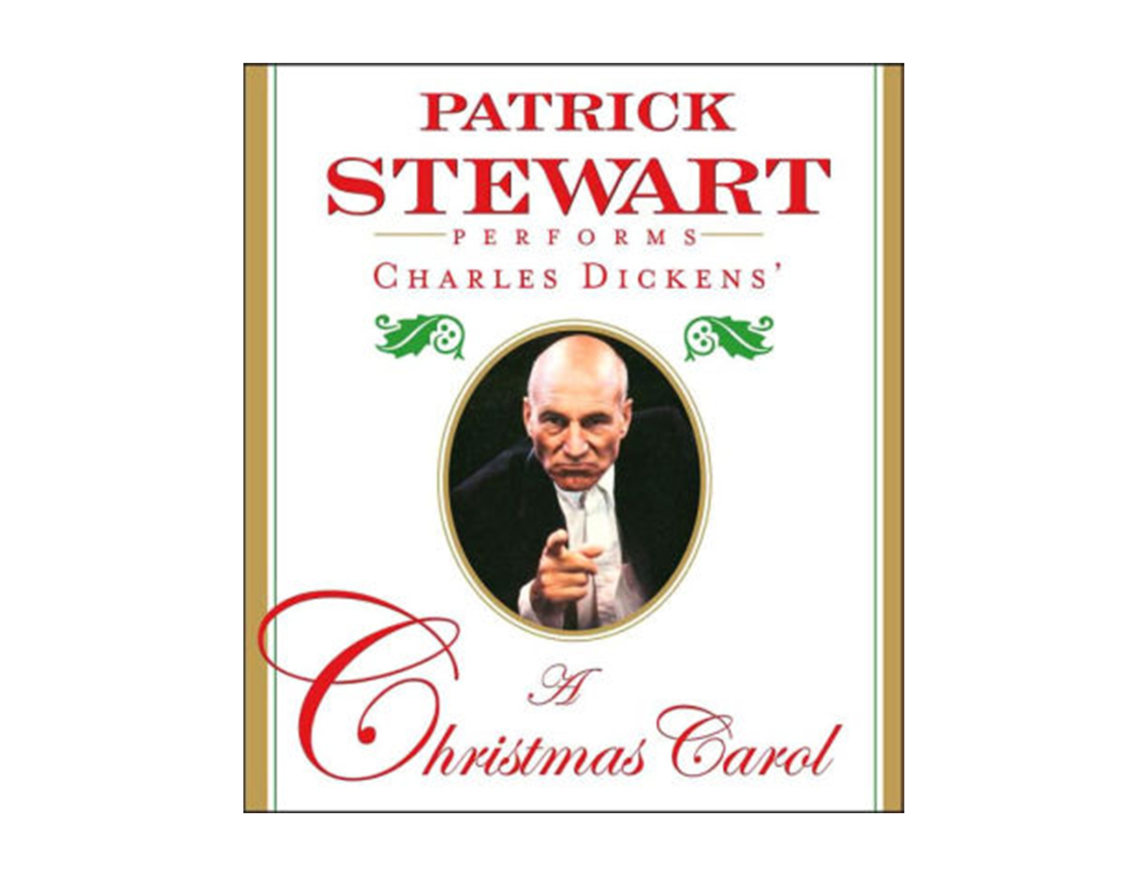 Charles Dickens’s A Christmas Carol performed by Patrick Stewart