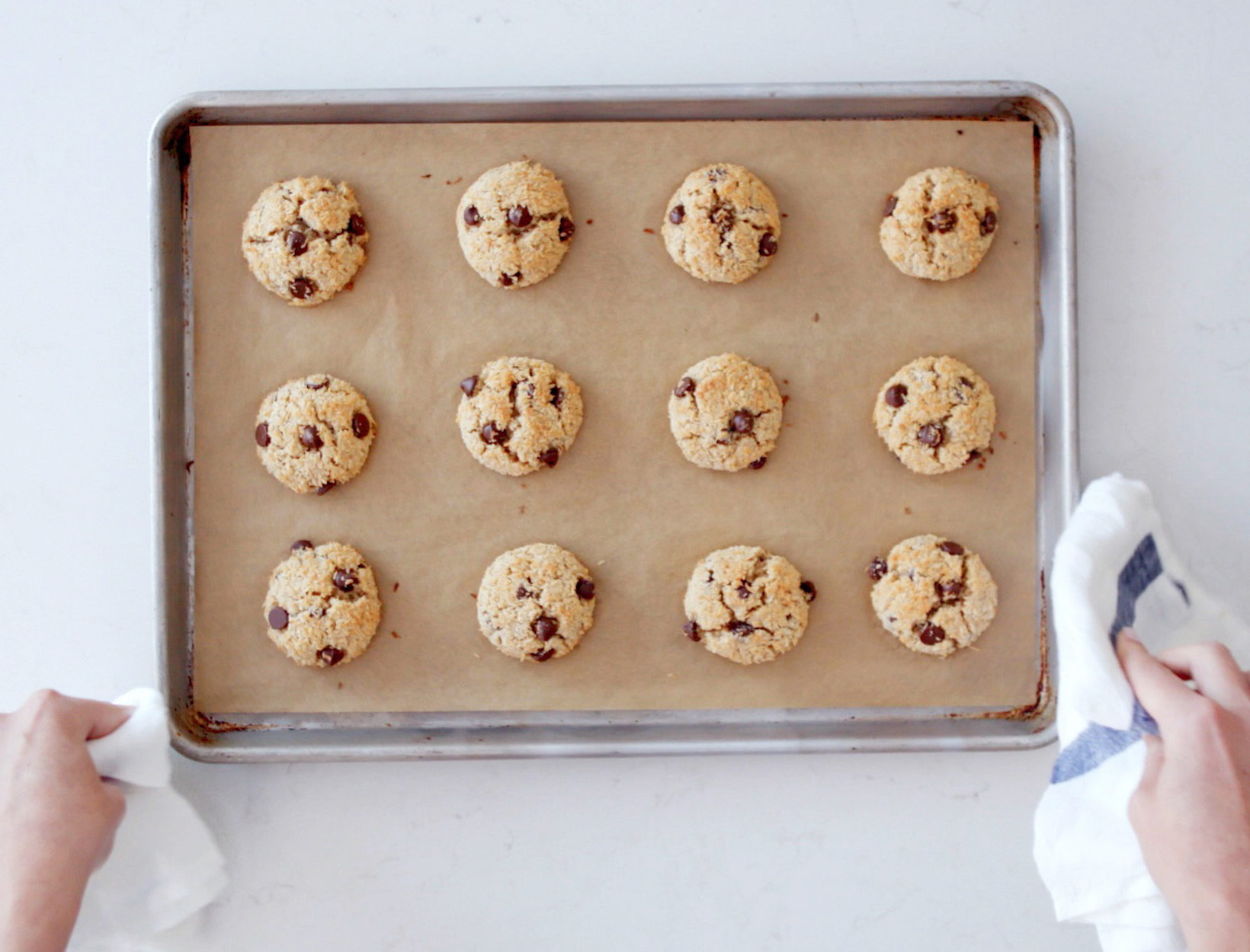 Almond-Flour Chocolate Chip Cookies with Coconut Recipe goop pic