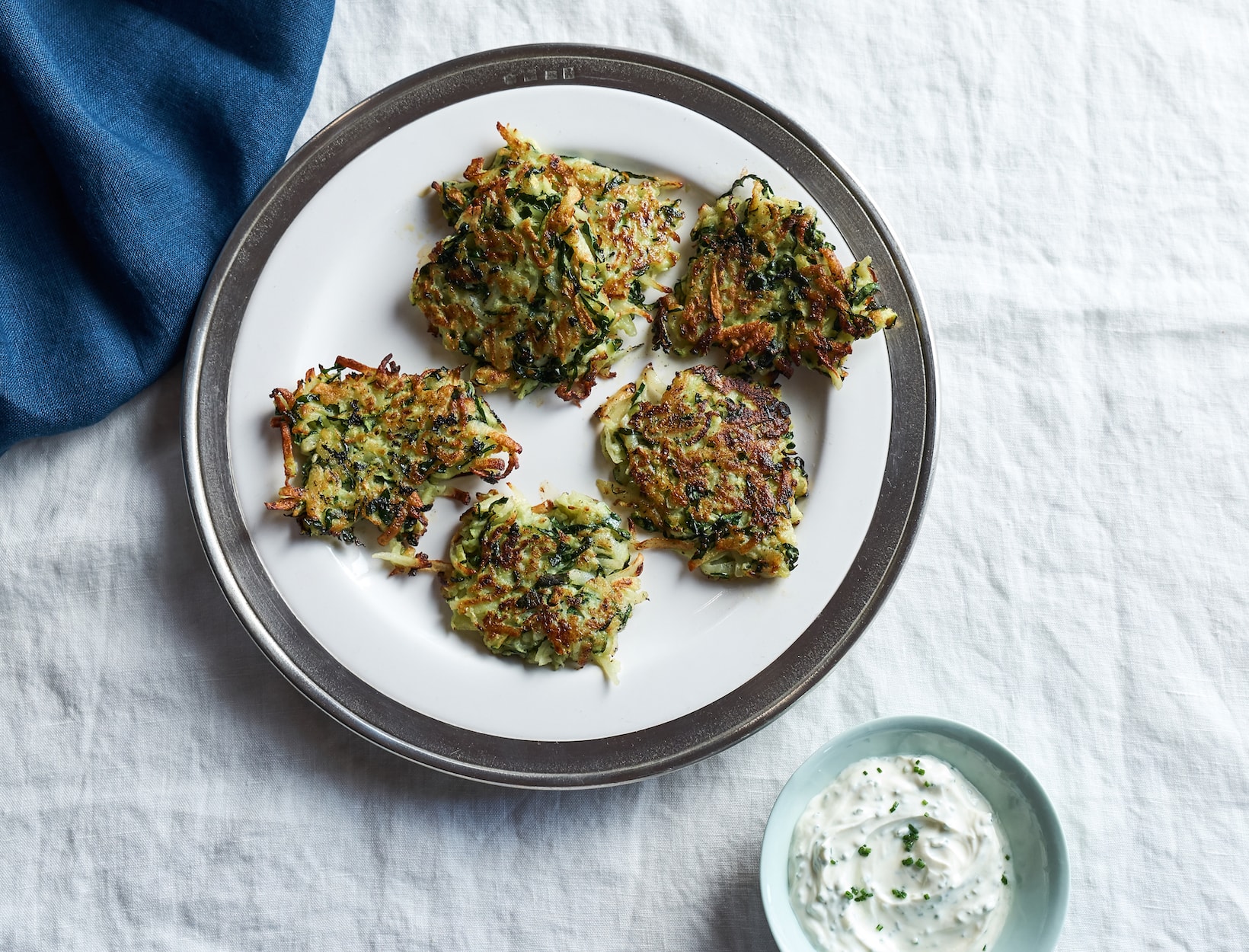 Zucchini Kale Latkes
