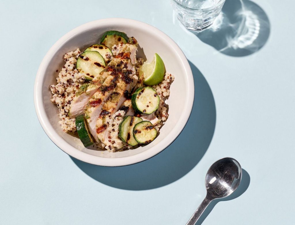 Green Curry Chicken with Coconut Quinoa