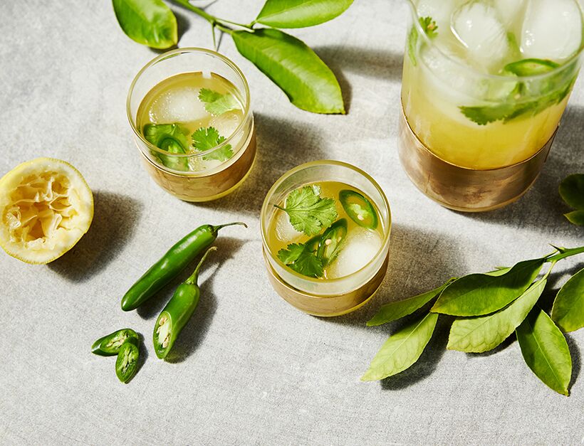 Spicy Cilantro Lemonade