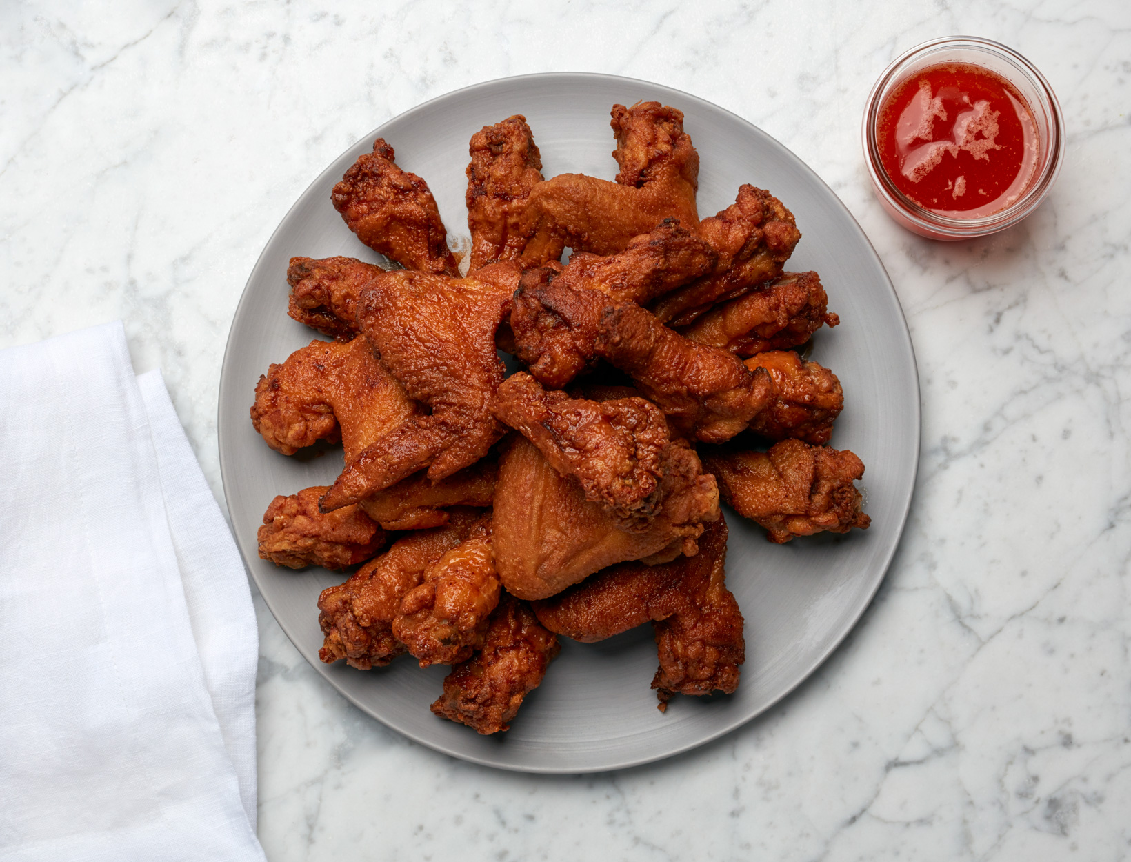 John's Fried Chicken Wings with Spicy Honey Butter Recipe