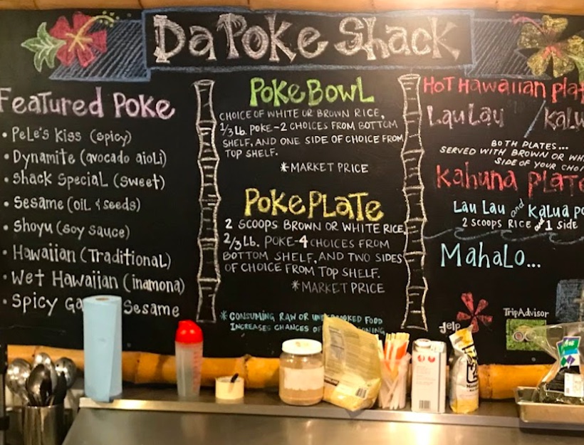 The Poke Shack Nutritional Information