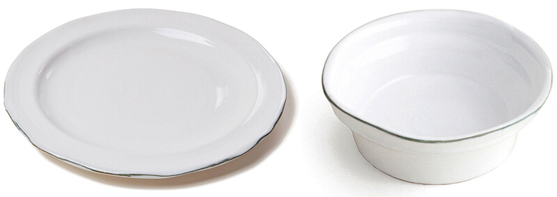 IL BUCO VITA dinner plate and soup bowl