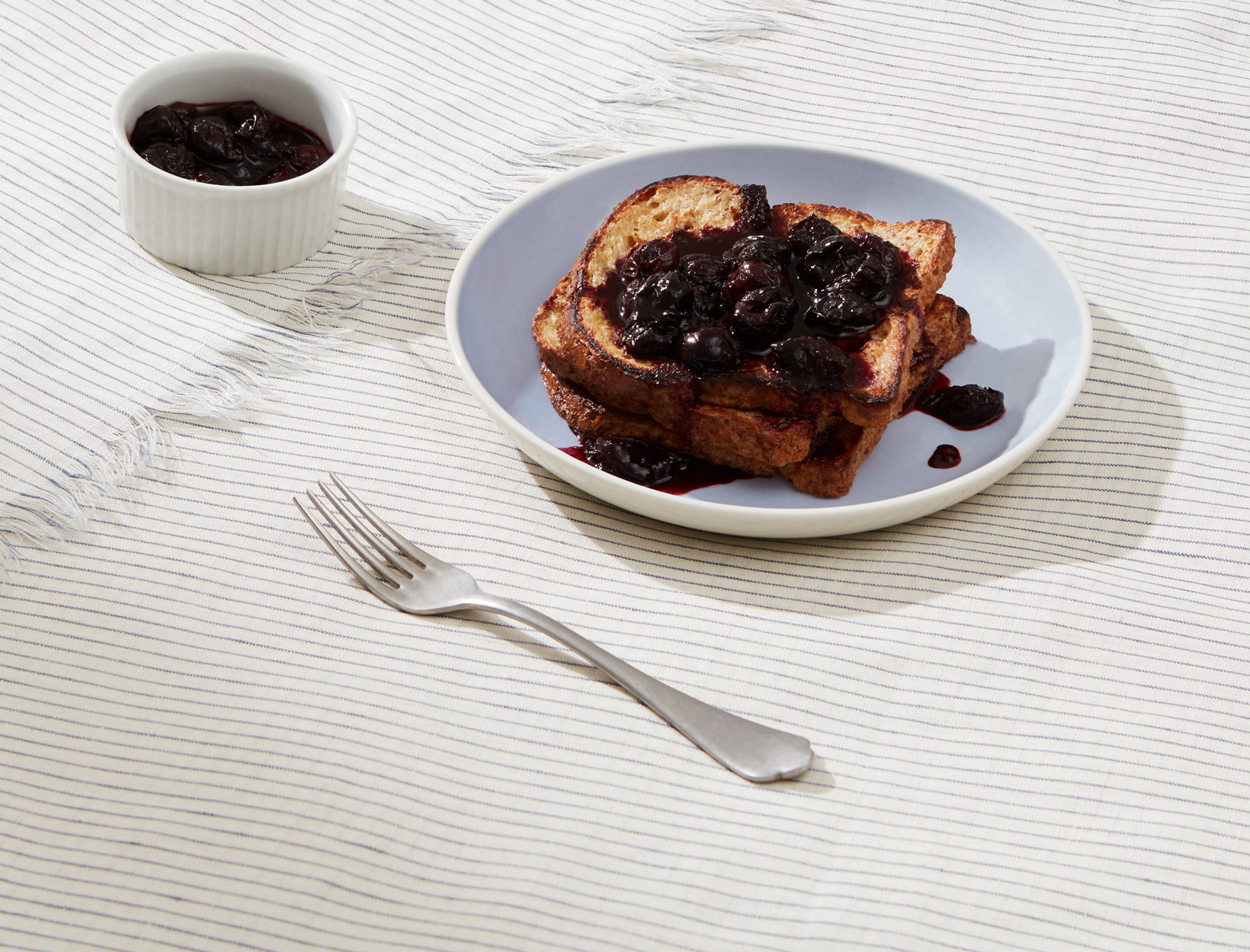 Gluten-Free French Toast with Cherry Cardamom Compote