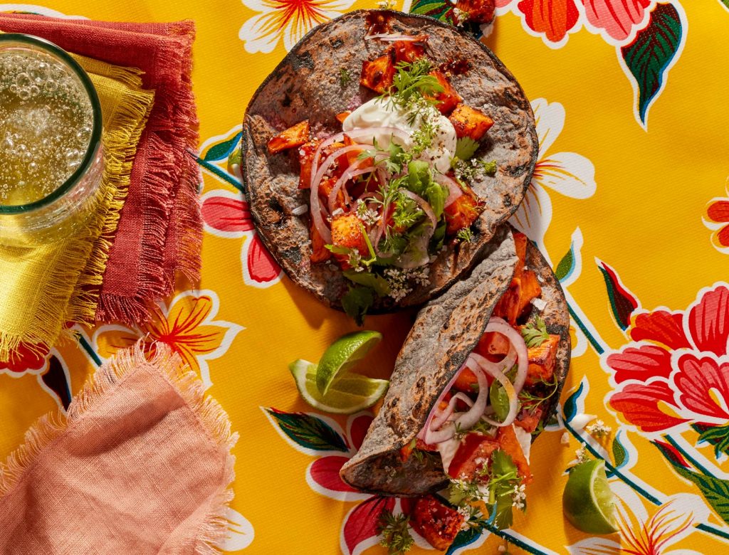 Smoky and Spicy Sweet Potato Tacos
