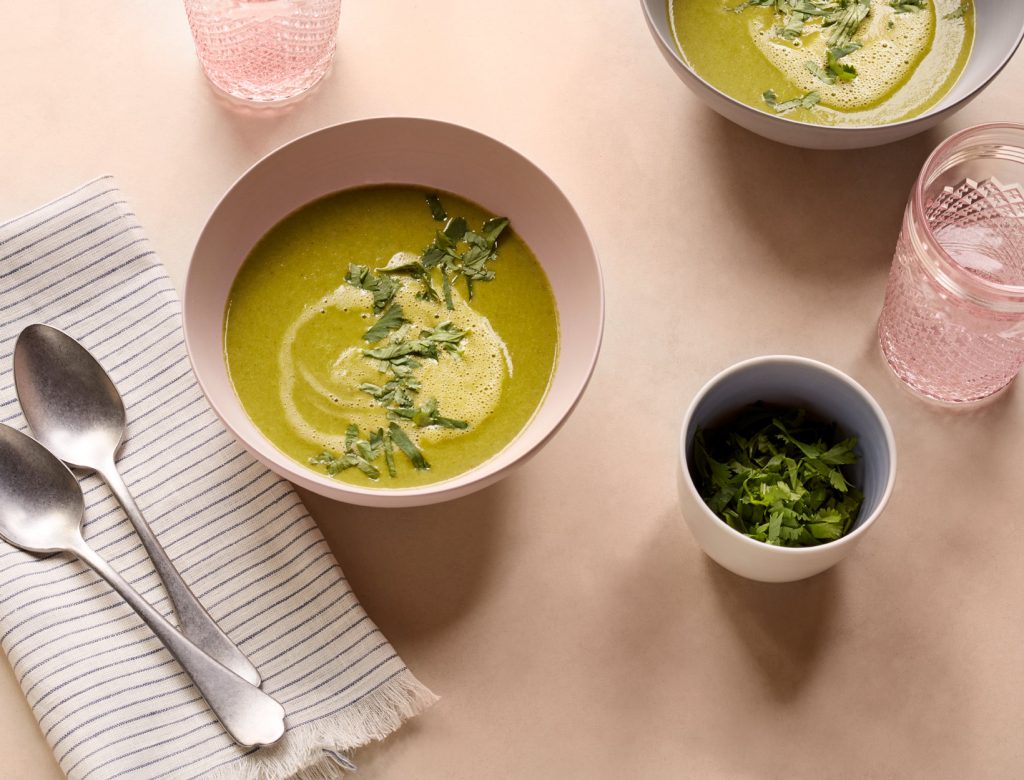 Creamy Coconut and Spring Vegetable Soup Recipe goop