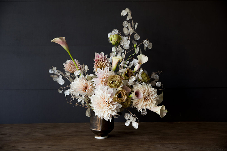 Floral arrangement in vase