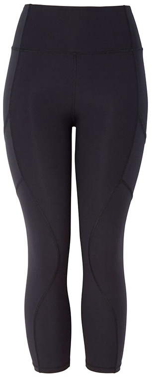 G. SPORT SEAMED CROP LEGGING, BLACK