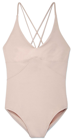 G. SPORT STRAPPY LEOTARD, BARE