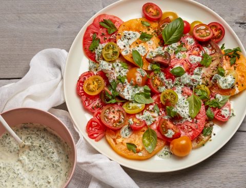 Tomato Salad with Ranch