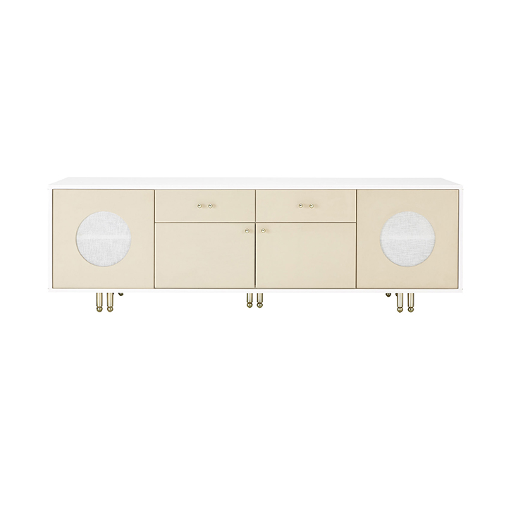 Mod Leather Clad Credenza