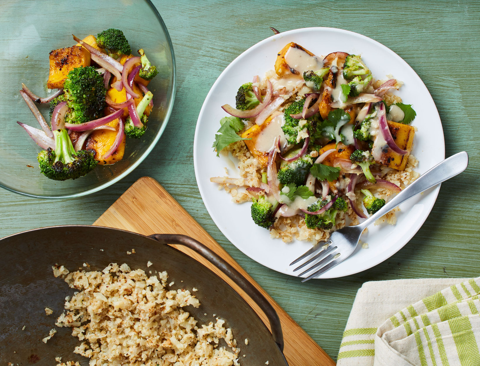 Coconut Veggie Stir-Fry with Cauliflower Rice