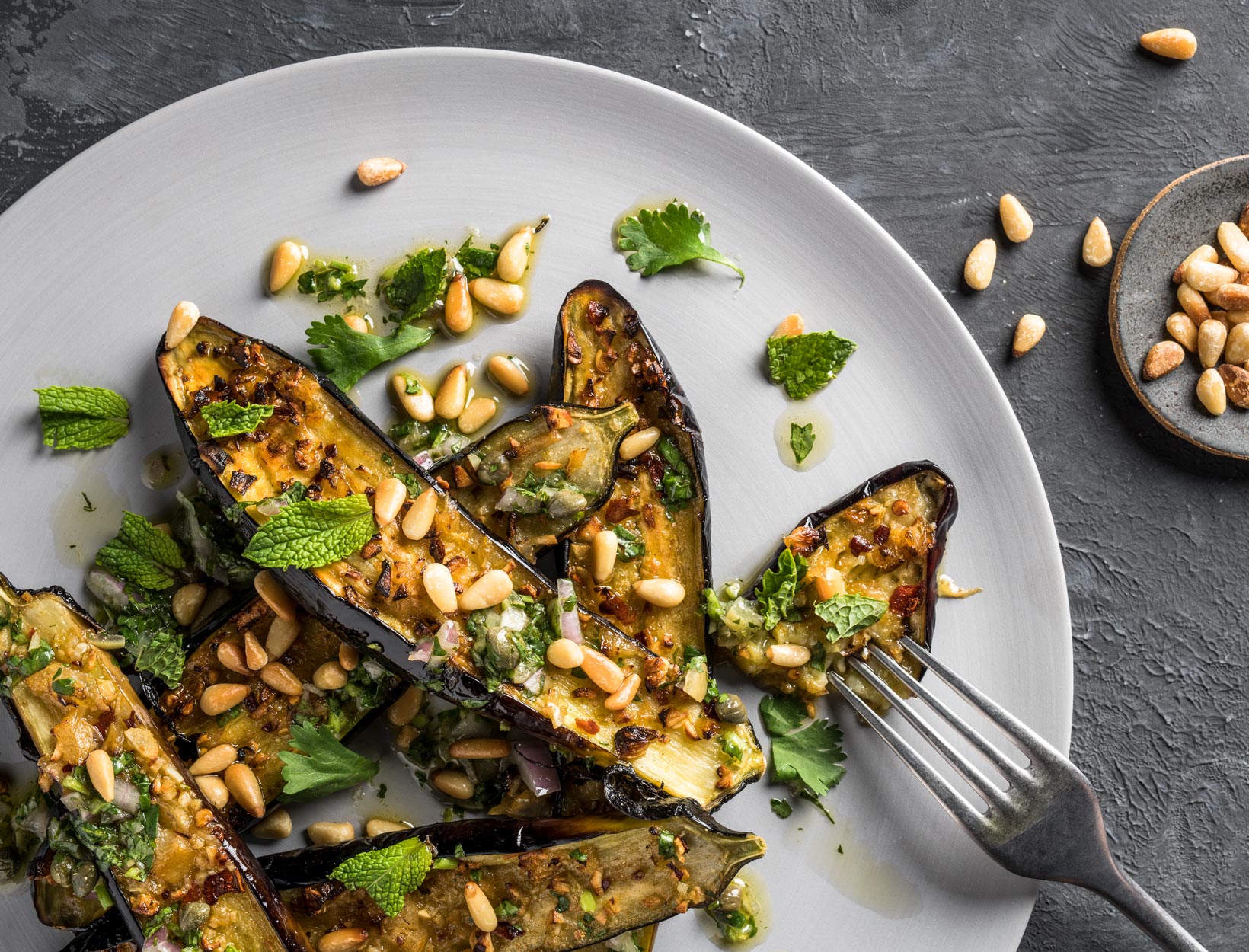 Roasted Eggplant Salad Recipe | Goop