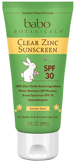 Babo Botanicals Clear Zinc Sunscreen Lotion SPF 30