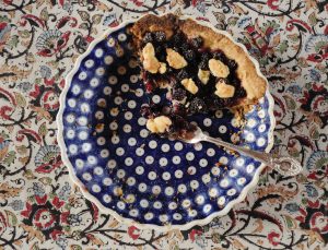Wild Blackberry Crumble Tart