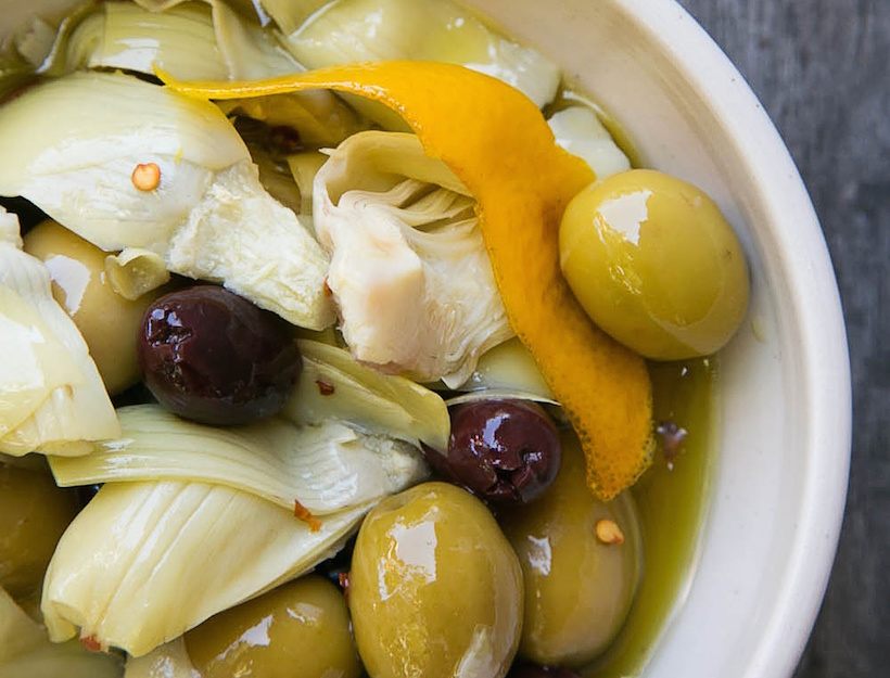 Marinated Olives & Artichoke Hearts