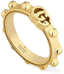GUCCI yellow gold ring