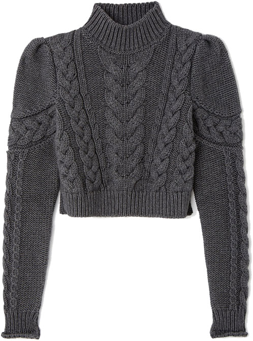 G. LABEL Cohen Chunky Cable Sweater