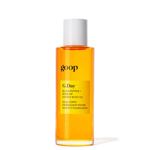 goop Body G.DAY BLACK PEPPER + ROSE HIP ENERGY BODY OIL