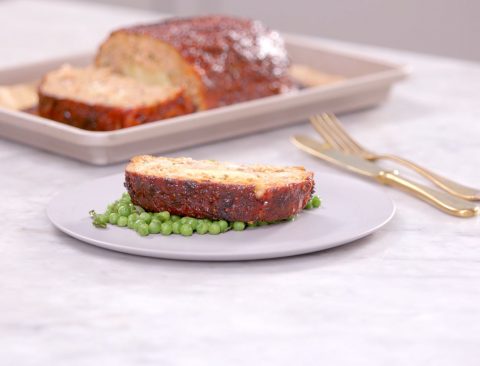 Turkey Meatloaf with a Block of Sharp Cheddar