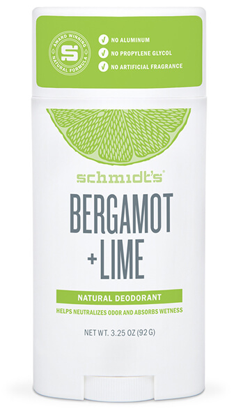 Schmidt’s Bergamot + Lime Deodorant