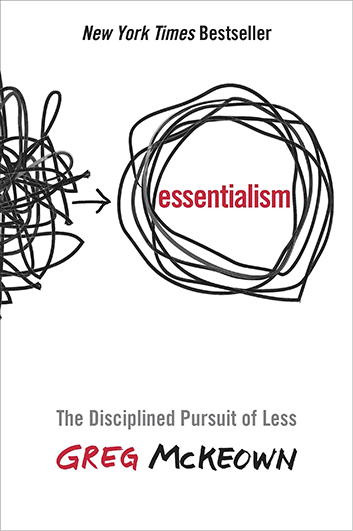 Essentialism book by Greg McKeown